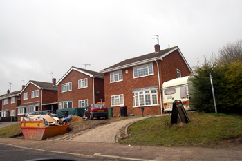 The site of Totternhoe Church School February 2010